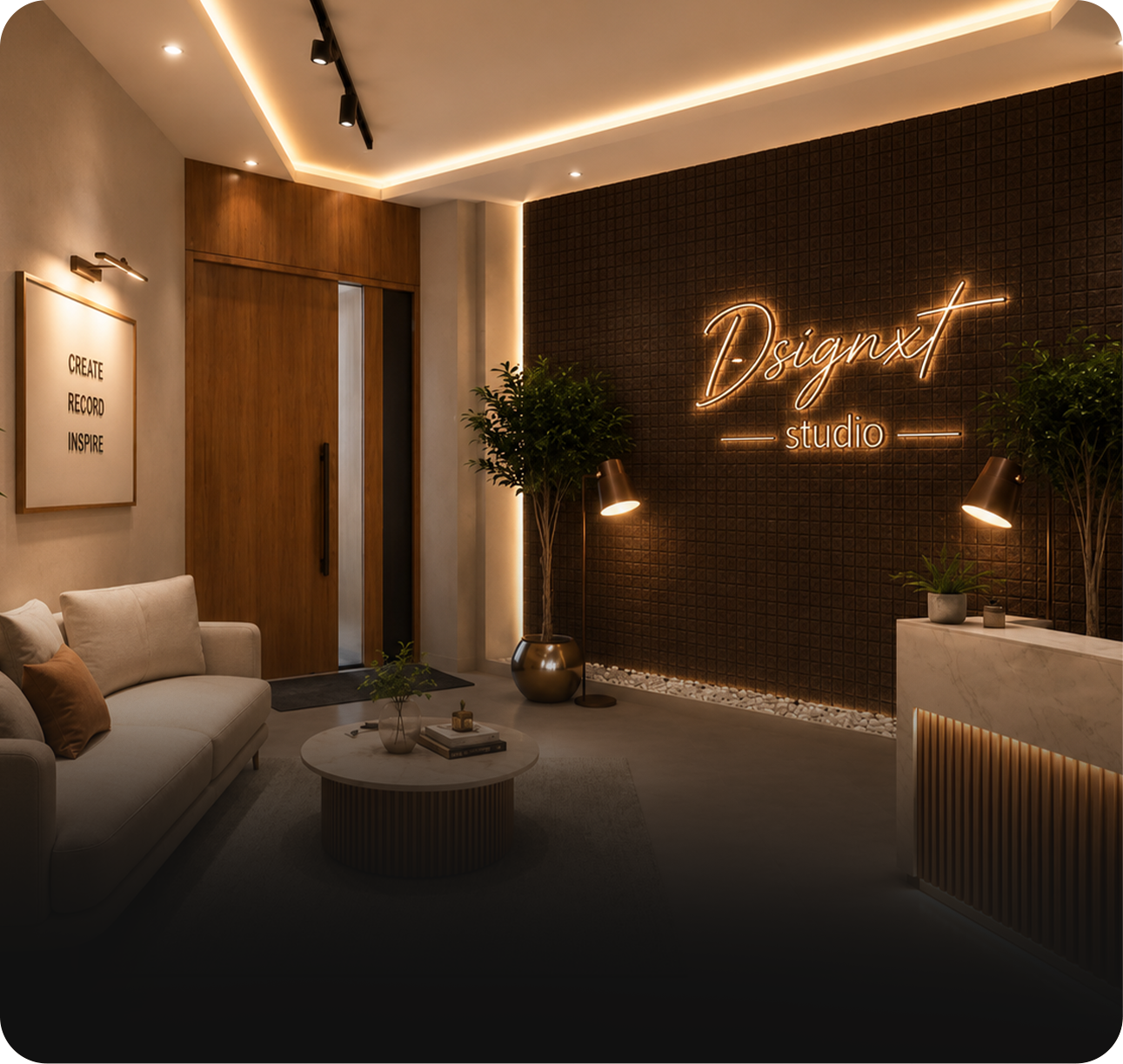 Main studio floor at Dsignxt Studio